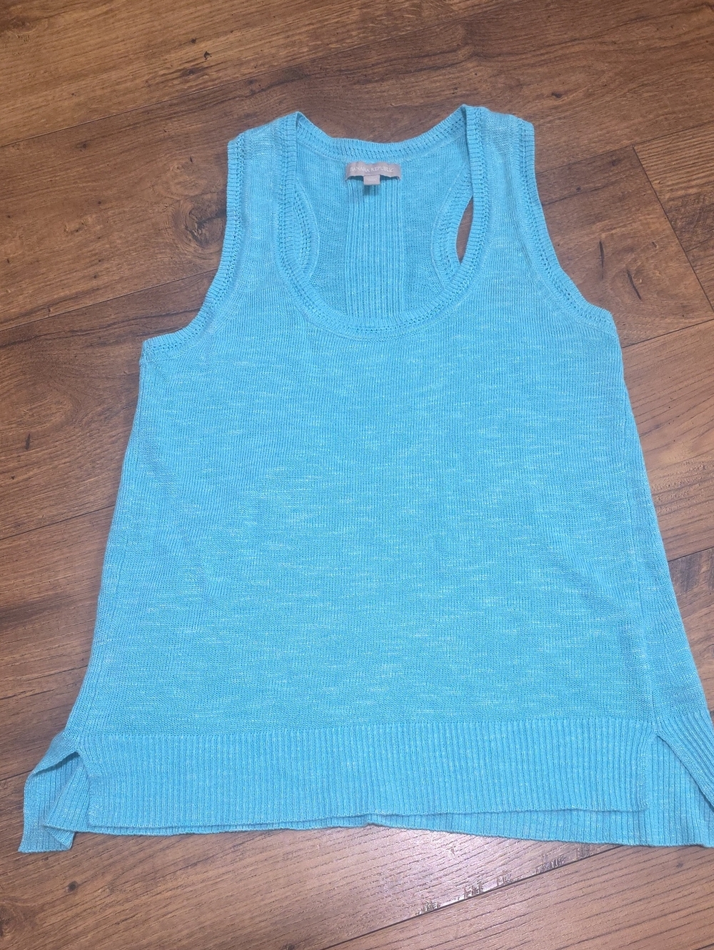 Banana Republic Aqua Knit Racerback Tank